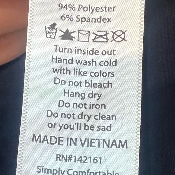 Lularoe navy metallic stud shirt 3xl - Picture 4 of 4